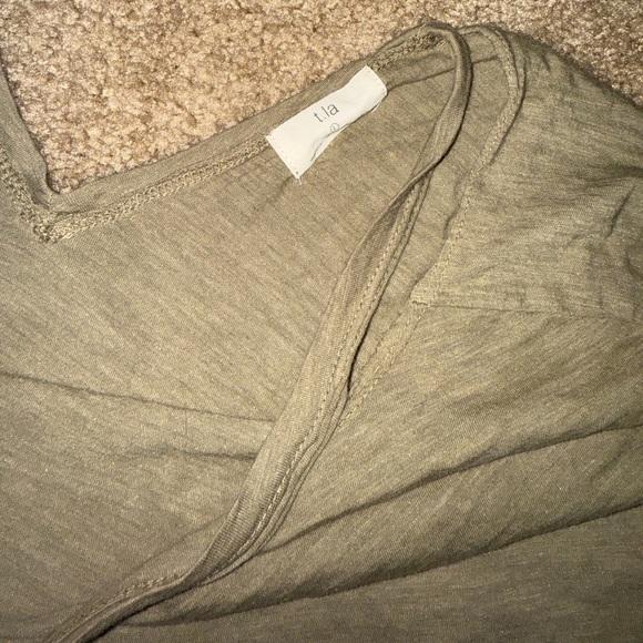 Army Green TLA Tee - Picture 5 of 6